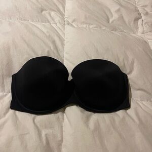 Cacique Black Strapless Bra Intimates & Sleepwear